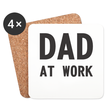 Geburtstagsgeschenk Vater Untersetzer - Vater bei der Arbeit