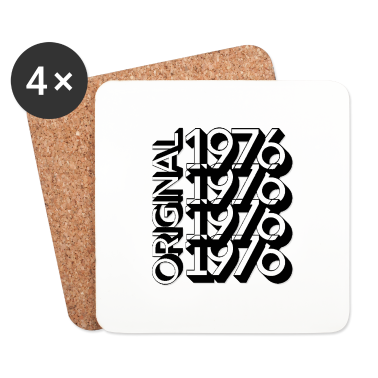 Geburtstagsgeschenk Vater Untersetzer - ORIGINAL 1976 Geburtstagsgeschenk Geburtsjahr