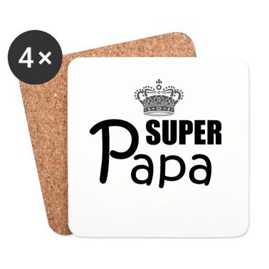 Geburtstagsgeschenk Vater Untersetzer - Super Papa Geburtstagsgeschenk Idee