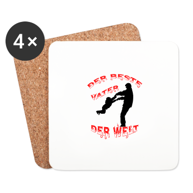 Geburtstagsgeschenk Vater Untersetzer - Der beste Vater der Welt