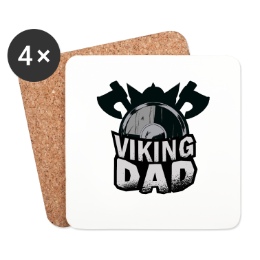 Geburtstagsgeschenk Vater Untersetzer - Wikinger Vater
