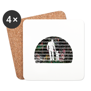 Geburtstagsgeschenk Vater Untersetzer - Vater und Tochter