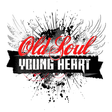 Motiv Alte Seele, junges Herz, Geburtstagsgeschenk