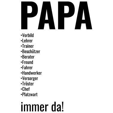 Motiv Papa, Vater, Dad, Daddy, Väter, Vatertag besterdad