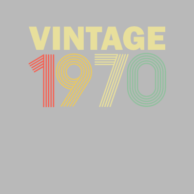 Motiv Vintage 1970 Geburtstagsgeschenk