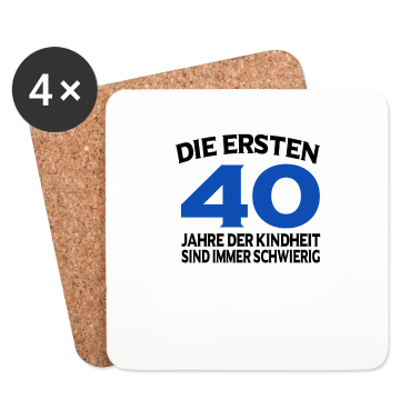 Geburtstagsgeschenk Vater Untersetzer - 40 Geburtstag 40er Geburtstagsgeschenk