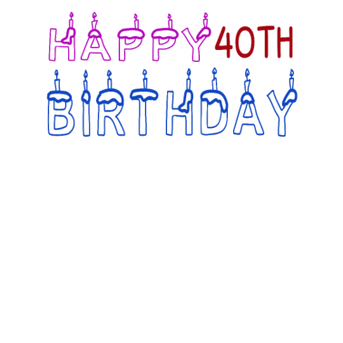 Motiv 40 Geburtstag 40er Geburtstagsgeschenk