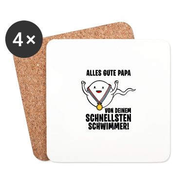 Geburtstagsgeschenk Vater Untersetzer - Papa Vater Bester Papa Bester Vater Geschenkidee