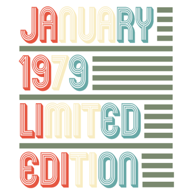 Motiv Januar Cool Vintage Retro Geburtstagsgeschenk für