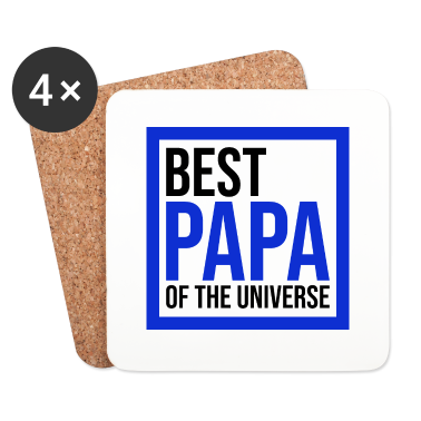 Geburtstagsgeschenk Vater Untersetzer - bester Vater des Universums