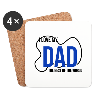 Geburtstagsgeschenk Vater Untersetzer - Bester Vater der Welt