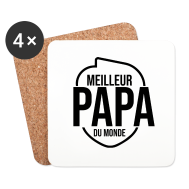 Geburtstagsgeschenk Vater Untersetzer - Bester Vater der Welt