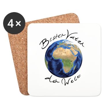 Geburtstagsgeschenk Vater Untersetzer - Bester Vater der Welt