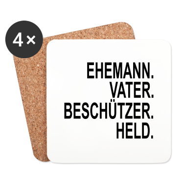 Geburtstagsgeschenk Vater Untersetzer - Vatertag Vater Ehemann