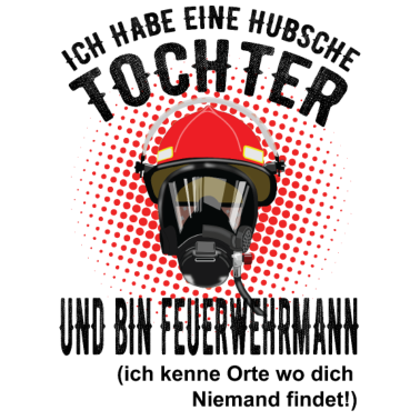 Motiv Vater Feuerwehrmann Und Tochter