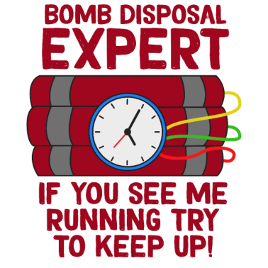 Motiv Awesome Expert Tshirt Design Bombenentsorgung Experte