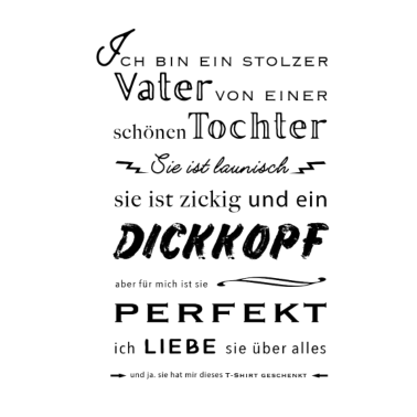 Motiv Vater lustige Spruch Geschenk