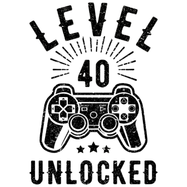 Motiv 40. Geburtstag Geburtstagsgeschenk Gamer 40 Jahre
