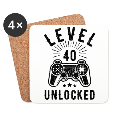 Geburtstagsgeschenk Vater Untersetzer - 40. Geburtstag Geburtstagsgeschenk Gamer 40 Jahre