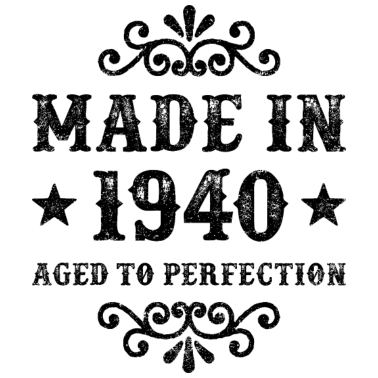 Motiv 80. Geburtstag 80 Jahre Geburtstagsgeschenk 1940