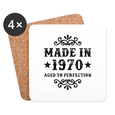 Geburtstagsgeschenk Vater Untersetzer - 50. Geburtstag 50 Jahre Geburtstagsgeschenk 1970