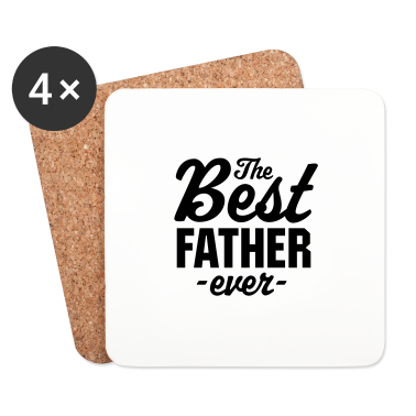 Geburtstagsgeschenk Vater Untersetzer - Der beste Vater aller Zeiten