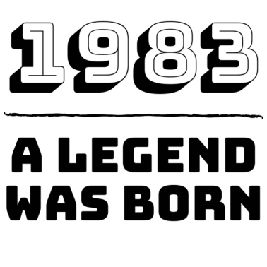 Motiv 1983 wurde eine Legende geboren - Geburtstagsgeschenk zum Geburtsjahr
