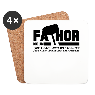 Geburtstagsgeschenk Vater Untersetzer - Vater Spruch Geschenk Vatertag