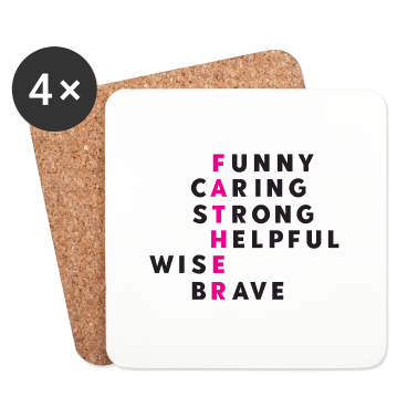 Geburtstagsgeschenk Vater Untersetzer - Bester Vater aller Zeiten