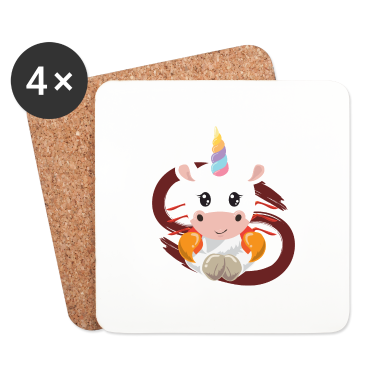 Geburtstagsgeschenk Vater Untersetzer - Einhorn Horoskop Krebs Geburtstagsgeschenk Idee