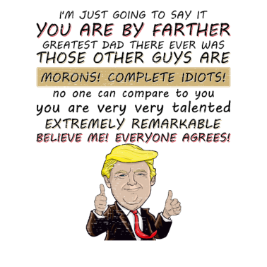 Motiv Du bist der größte Vater, den andere Idioten machen