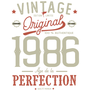 Motiv Alter Perfektion 1986 Humor Geburtstagsgeschenk