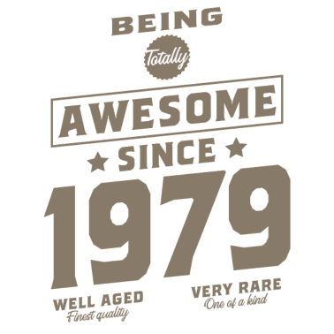 Motiv Total genial seit 1979 Geburtstagsgeschenk