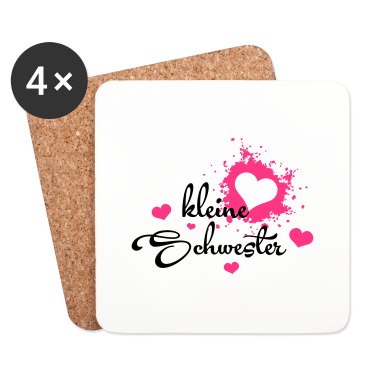 Geburtstagsgeschenk Vater Untersetzer - Kleine Schwester - Bestes Geburtstagsgeschenk