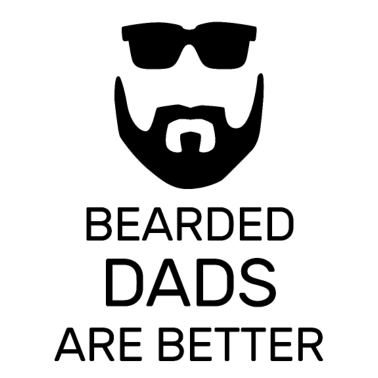 Motiv Bärtige Väter sind besser Hipster Papa Väter Tag Gi