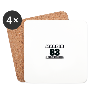 Geburtstagsgeschenk Vater Untersetzer - Geboren in 83 Lustiges Geburtstagsgeschenk