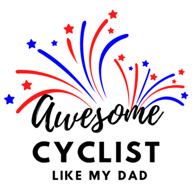 Motiv Ehrfürchtig Radfahrer. Wie mein Vater.