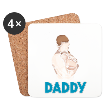 Geburtstagsgeschenk Vater Untersetzer - Neuer Vater zum Vatertag befördert