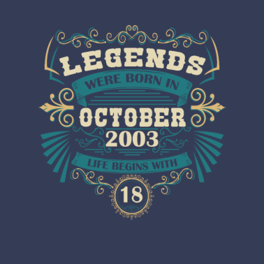 Motiv 18. Geburtstag für Männer und Frauen Oktober 2003