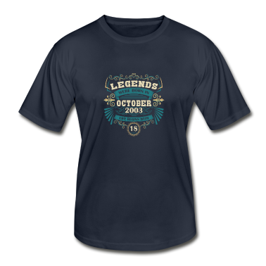 Geschenk zum 18 T-Shirt - 18. Geburtstag für Männer und Frauen Oktober 2003