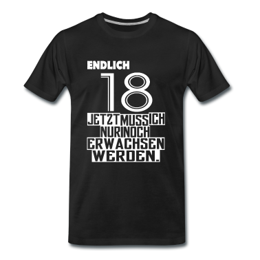 Geschenk zum 18 T-Shirt - 18. Geburtstag