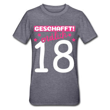 Geschenk zum 18 T-Shirt - endlich 18 geschafft!