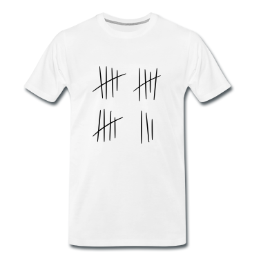 Geschenk zum 18 T-Shirt - Strichliste zum 18. Geburtstag