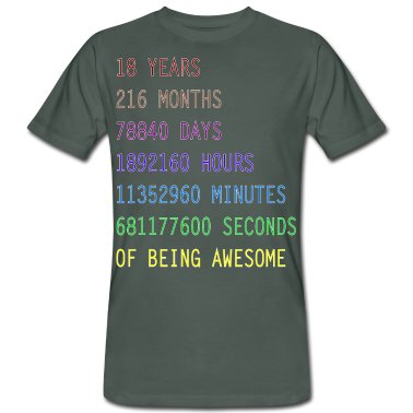 Geschenk zum 18 T-Shirt - 18 Jahre Geburtstags Geschenk Tshirt