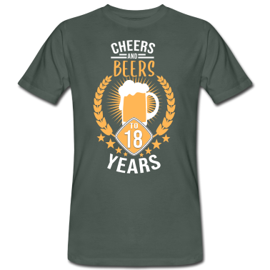 Geschenk zum 18 T-Shirt - 18. Geburtstag Bier 18. Jahre alt Prost