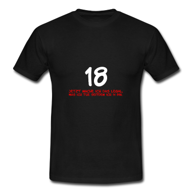 Geschenk zum 18 T-Shirt - 18. Geburtstag