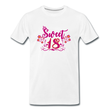 Geschenk zum 18 T-Shirt - süße 18, 18. Geburtstag