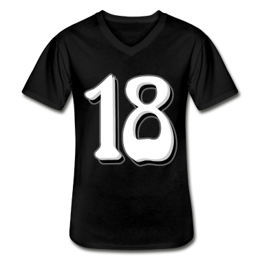 Geschenk zum 18 T-Shirt - 18 zum 18. Geburtstag Geschenk