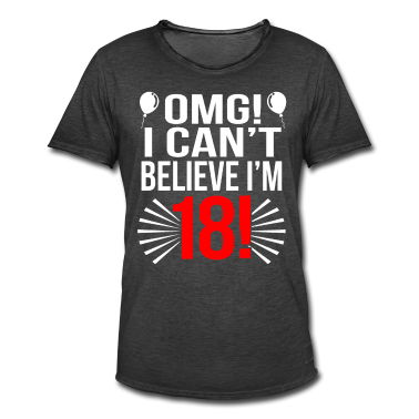 Geschenk zum 18 T-Shirt - 18 18. Geburtstag Geschenk Geschenkidee