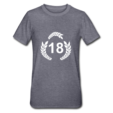 Geschenk zum 18 T-Shirt - 18 lorbeerkranz, geburtstagsgeschenk 18